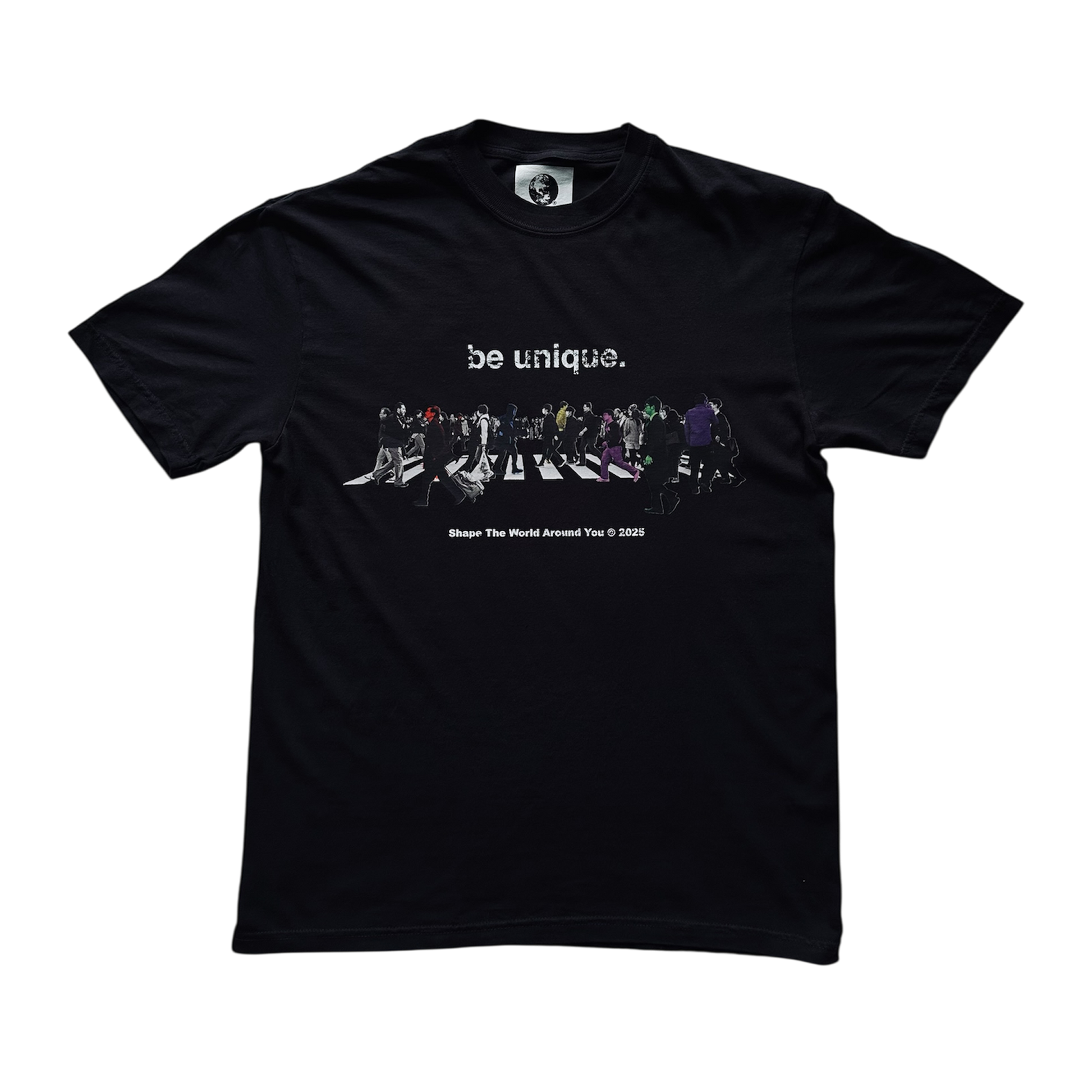 "Be Unique" Black Tee